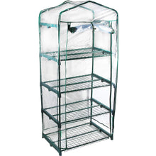 Load image into Gallery viewer, Riverstone Industries GENESIS 4 Tier Portable Rolling Greenhouse with Clear Cover