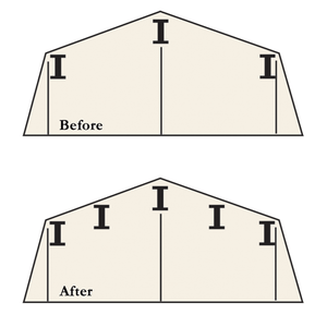 Arrow Roof Strengthening Kit for 10 x 6 ft., 10 x 8 ft., 10 x 9 ft., 10 x 10 ft. Sheds (Except Swing Doors)