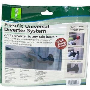 Rain Wizard Diverter Flex Kit Compatible with ANY Rain Barrel