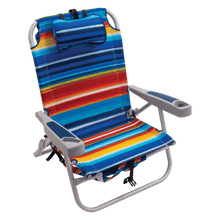 Load image into Gallery viewer, RIO Beach 4-Position Folding Backpack Beach Chair with Cooler