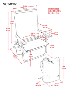 Easy in and out removable backpack chair  Schematics