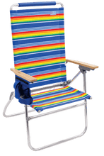 Load image into Gallery viewer, RIO Beach Hi-Boy Tall Back Beach Chair - Stripe