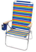 Load image into Gallery viewer, RIO Beach Hi-Boy Tall Back Beach Chair - Stripe