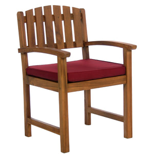 All Things Cedar Teak Dining Chair - Storage Sheds Depot