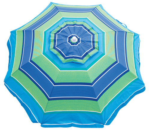 RIO Beach 6 ft. Beach Umbrella with Integrated Sand Anchor and Carry Bag